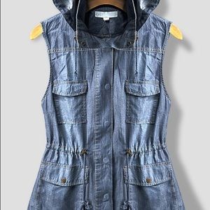 Denim Utility Vest